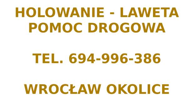 pomoc drogowa Wrocław